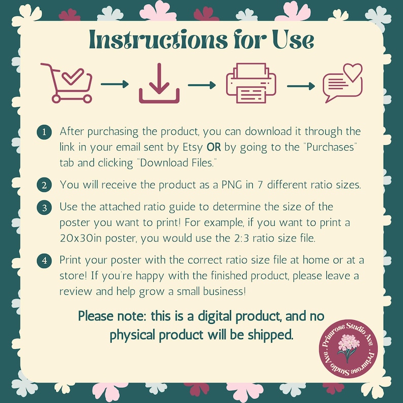 CUSTOM Sorority Merch Wall Art Print Poster College Apartment Decor