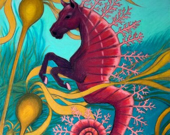 Kelpie Celtic Mythology Fine Art Giclee Print from Original Art