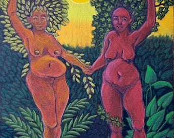 Dryad Surreal Fine Art Giclee Print from Original Art