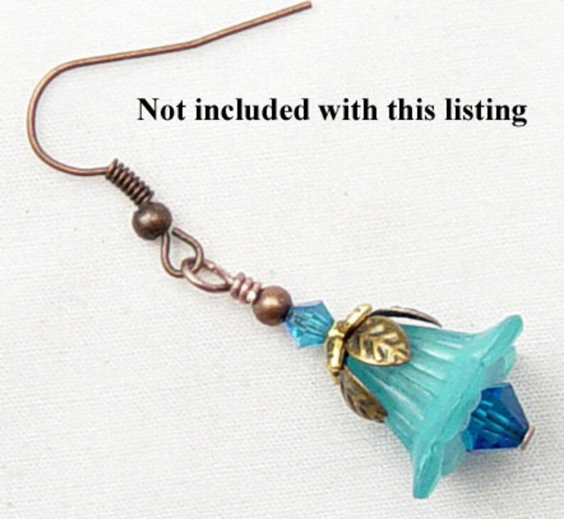 Flower Bead Frosted 1300/ct Bell Daisy 5Petal Acrylic Lily Etsy