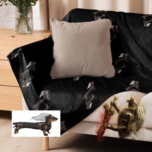 maliketh the black blade dachshund blanket Elden ring