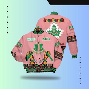 Alpha Kappa Alpha Varsity Jacket, Alpha Kappa Alpha Juneteenth Ivy Leaf 1908 Sorority Varsity Jacket, Divine Nine Greek Life Gift for Her