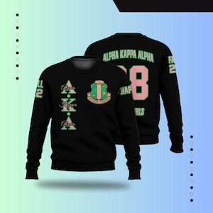 Alpha Kappa Alpha Custom Chapter Shirt, Personalized Black Shirt 1908 Sorority Sweatshirt, Alpha Kappa Alpha Apparel