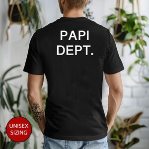 Koszulka PAPI DEPT., Koszulka T-shirt prezent na dzień ojca Koszulka Papi Koszulka na dzień ojca Koszulka dziadka Prezent świąteczny Koszulka Pops Koszulka Papi Koszulka taty
