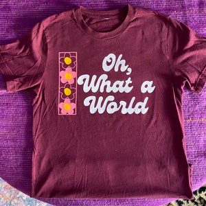 Kacey Musgraves Lyric Tee-Oh What a World