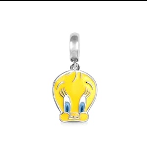 Cartoon Charms, Cat and Bird Cartoon Charm, Nostalgic TV Cartoon Charms, S925, Bracelet Charm