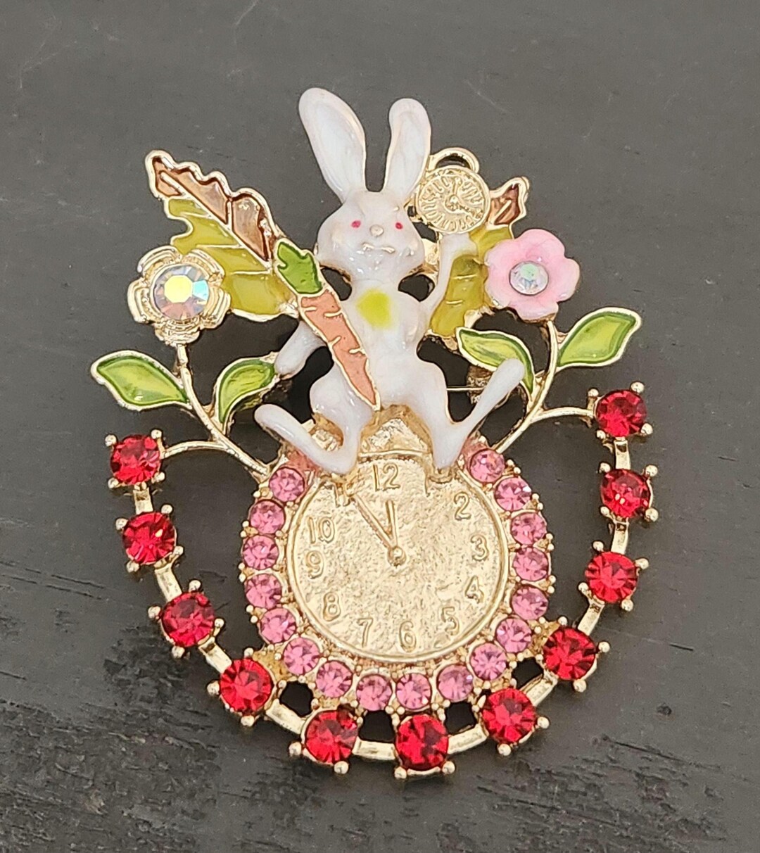 Bunny Brooch, Bunny Pin, Lapel Pin, Easter Brooch, Easter, Bunny ...