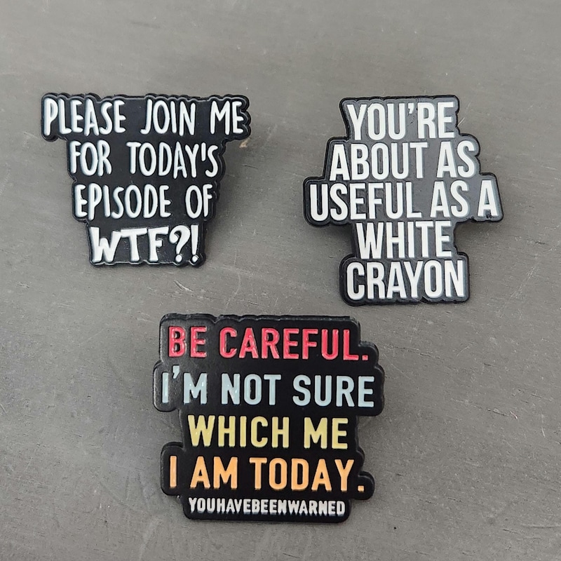 Pin Badges Sarcastic - Etsy