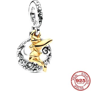 Sterling Silver Charm, Pixie Charm, Fairy, Necklace Charm, Bracelet Charm, Gift, S925 Silver