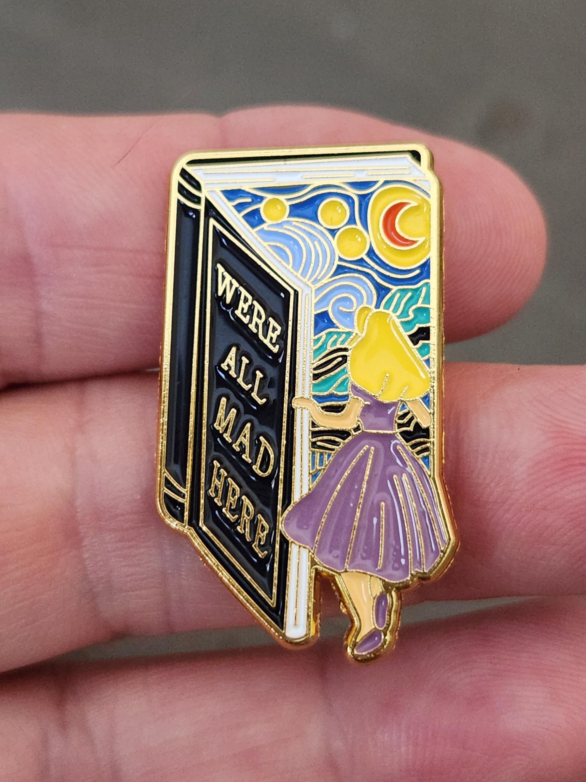 Alice in Wonderland Pins, Alice Pin, Lapel Pins, Gift - Etsy