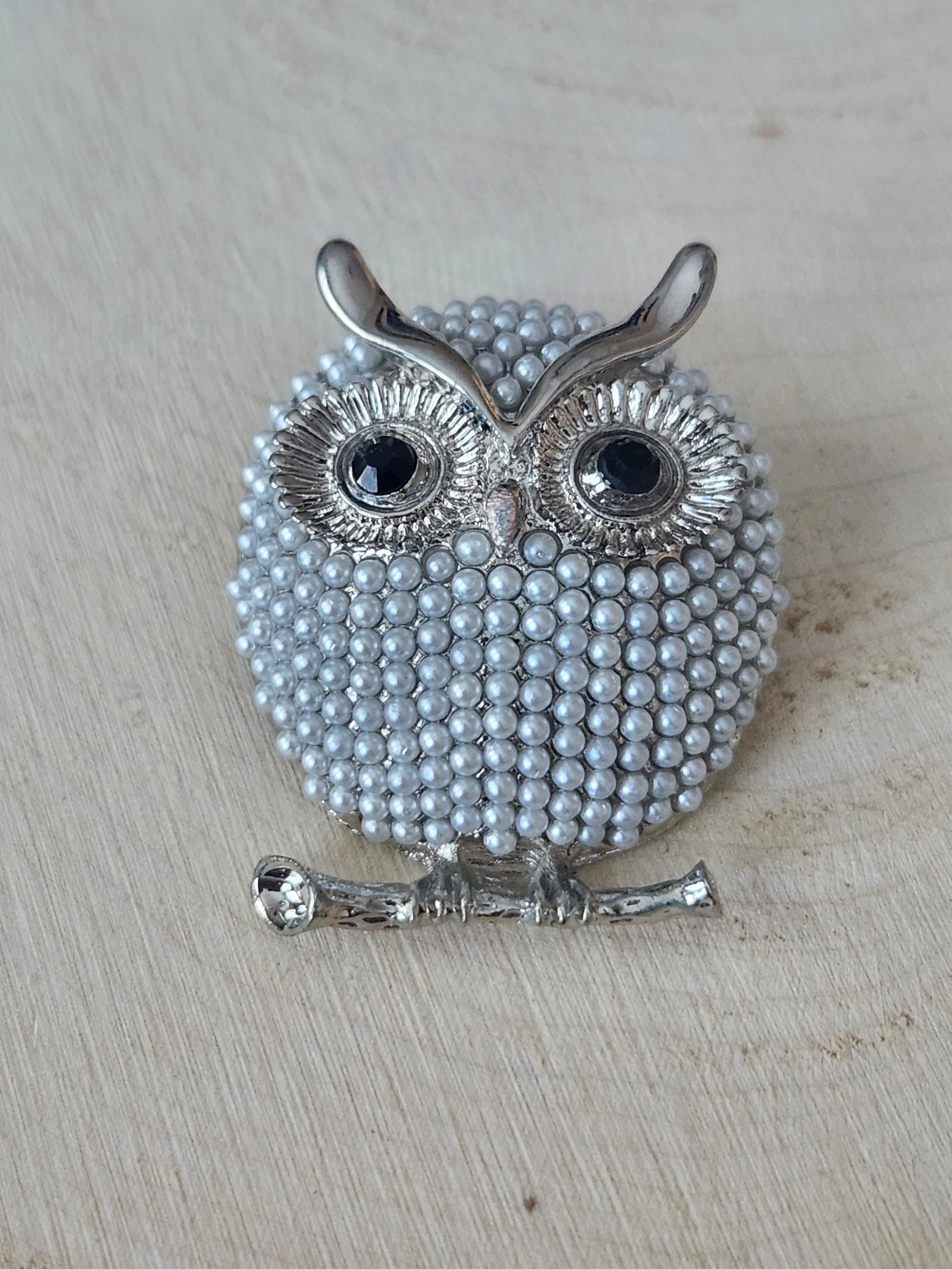 Owl Brooch, Owl Lapel Pin, Owl, Gift