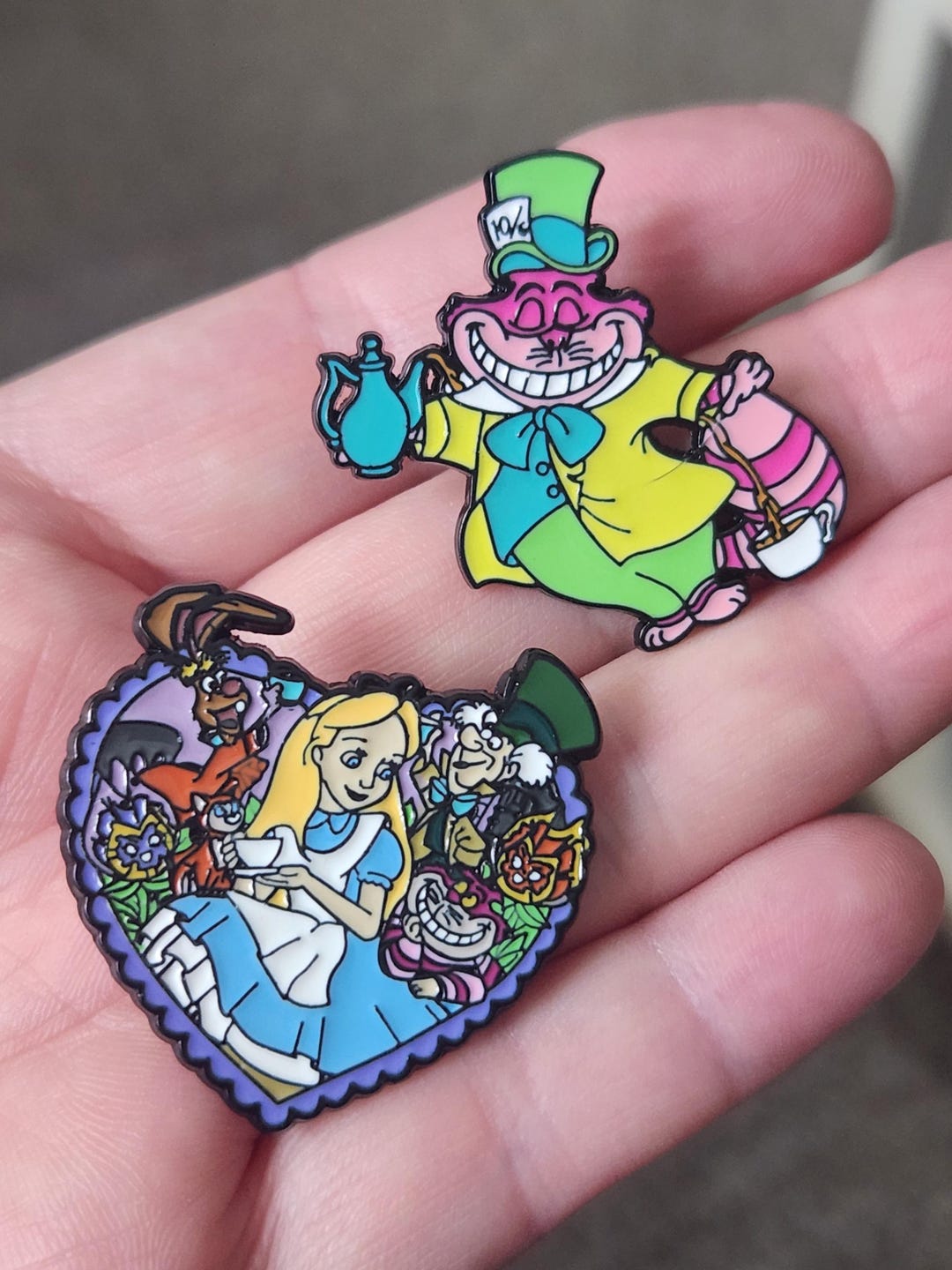 Alice in Wonderland Pins, Alice Pin, Lapel Pins, Gift - Etsy