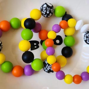Halloween Silicone Bracelets, Youth Bracelet, Unisex Silicone Bracelet, Bracelet, Halloween, Gift