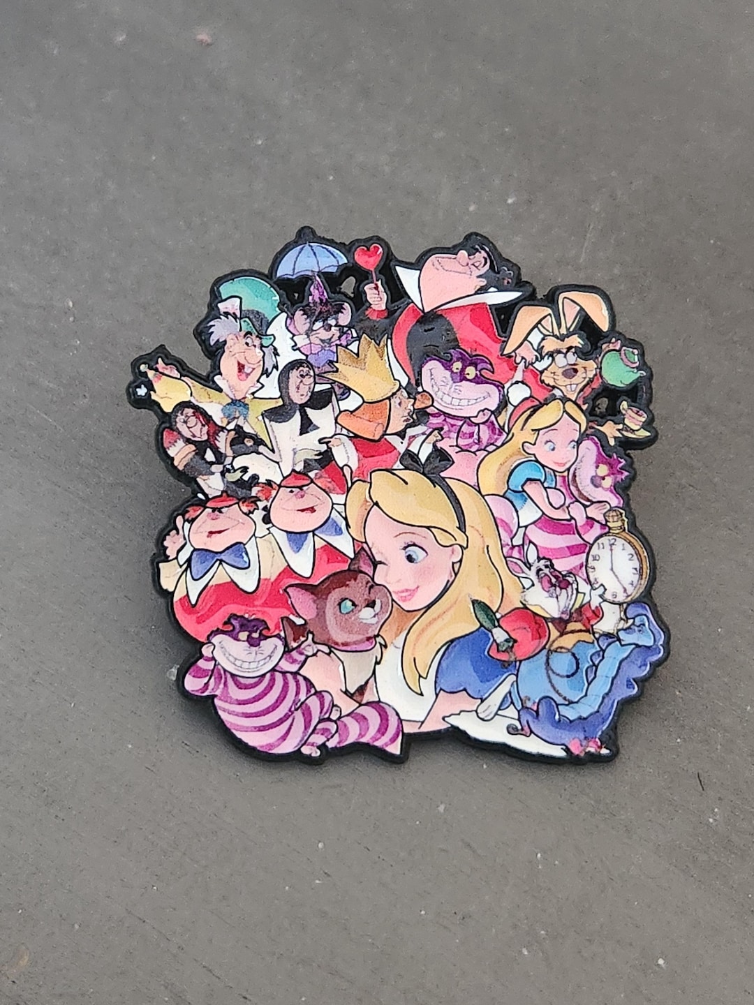 Alice in Wonderland Pins, Alice Pin, Lapel Pins, Gift - Etsy
