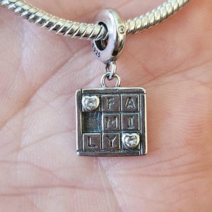 Sterling Silver Family Charm, Family Charm, Family, Gift, S925