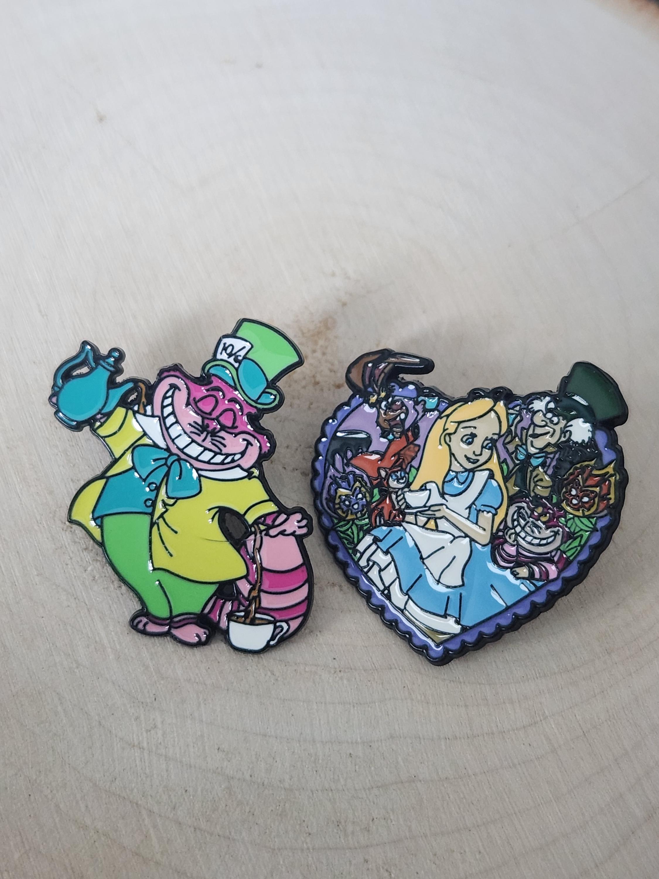 Alice in Wonderland Pins, Alice Pin, Lapel Pins, Gift - Etsy