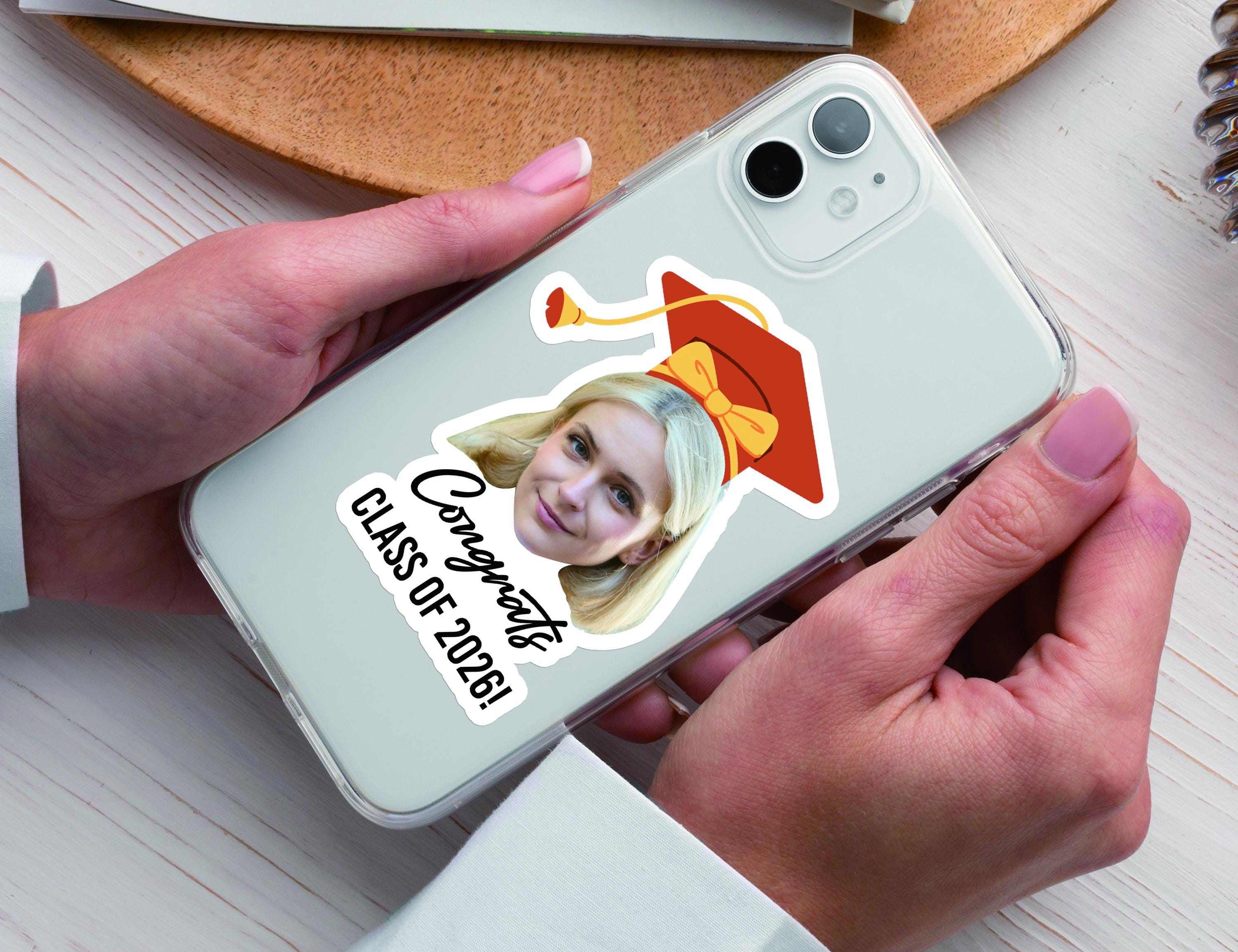 Custom Graduation Photo Stickers, Waterproof Graduation Memory Photo ...