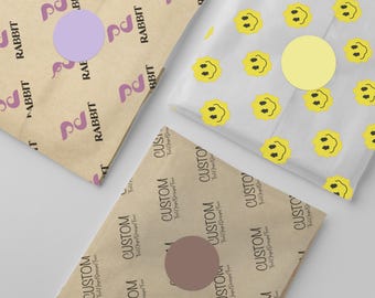 CUSTOM Logo Tissue Paper, Personalized Tissue Paper, Custom Logo Packaging Paper, Custom Tissue Paper for Branded Gift Wrap, Wrapping Paper