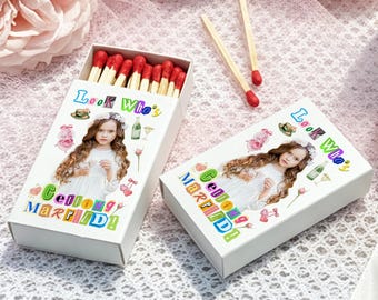 Personalized Wedding Matchboxes, Bulk Wedding Party Favors, The Perfect Match Boxes Keepsake for Bridal Shower & Engagement