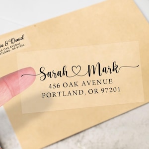 Clear Return Address Labels/Custom Wedding Address Labels/Recipient Address Labels/Guest List Address Labels/Mailing Sticker/Envelope labels
