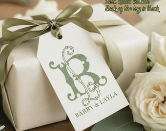 Personalized Wedding Gift Tags, Custom Favor Tags, Welcome Bag Tags, Event Labels, Monogram Tags