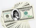 100 Dollar Bill Template\/Bulk Dollar Bill\/Your Face on Money\/Custom Game Party Play Money\/Picture on Dollar\/Party Favor\/Hundred Dollar Bucks