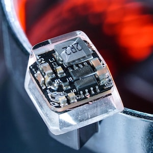 Copritasti circuito nero, copritasti circuito scheda madre reale, copritasti artigianali in chip riciclato fatti a mano per tastiera meccanica