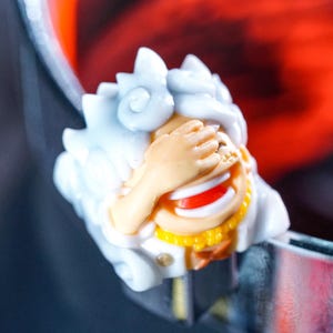 Custom Gear 5 O.ne Pi.ec.e Keycap Set for Mechanical Keyboards – Japanese Anime Keycaps for Gaming Setup, Unique Gift for Fans and Gamers
