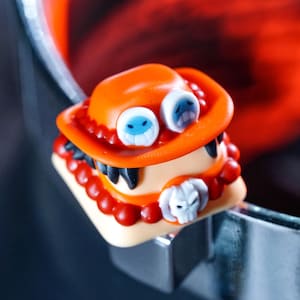 Custom A/ce O.ne Pi.ec.e Keycap Set for Mechanical Keyboards – Japanese Anime Keycaps for Gaming Setup, Unique Gift for Fans and Gamers