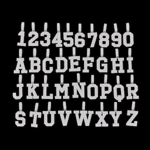 Letras de moissanita de plata 925 de la A a la Z y números del 0 al 9. Colgante de letra de moissanita. Colgante de número de moissanita. Letras y números de plata 925.