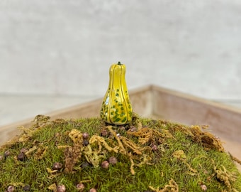Handmade miniature 'bottle gourd', as a plug, moss plug, plug for decorating flower pots, gift, seasonal, Easter