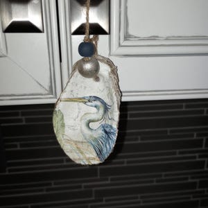 Nature Inspired Decoupage Oyster Shells