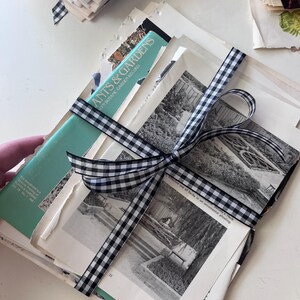 thrifty vintage ephemera book pages bundle