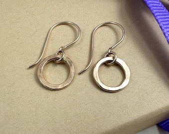 Dainty Earrings Gift for Her, Minimalist Gold or Silver Earrings, Simple Everyday Jewelry, Birthday Gift