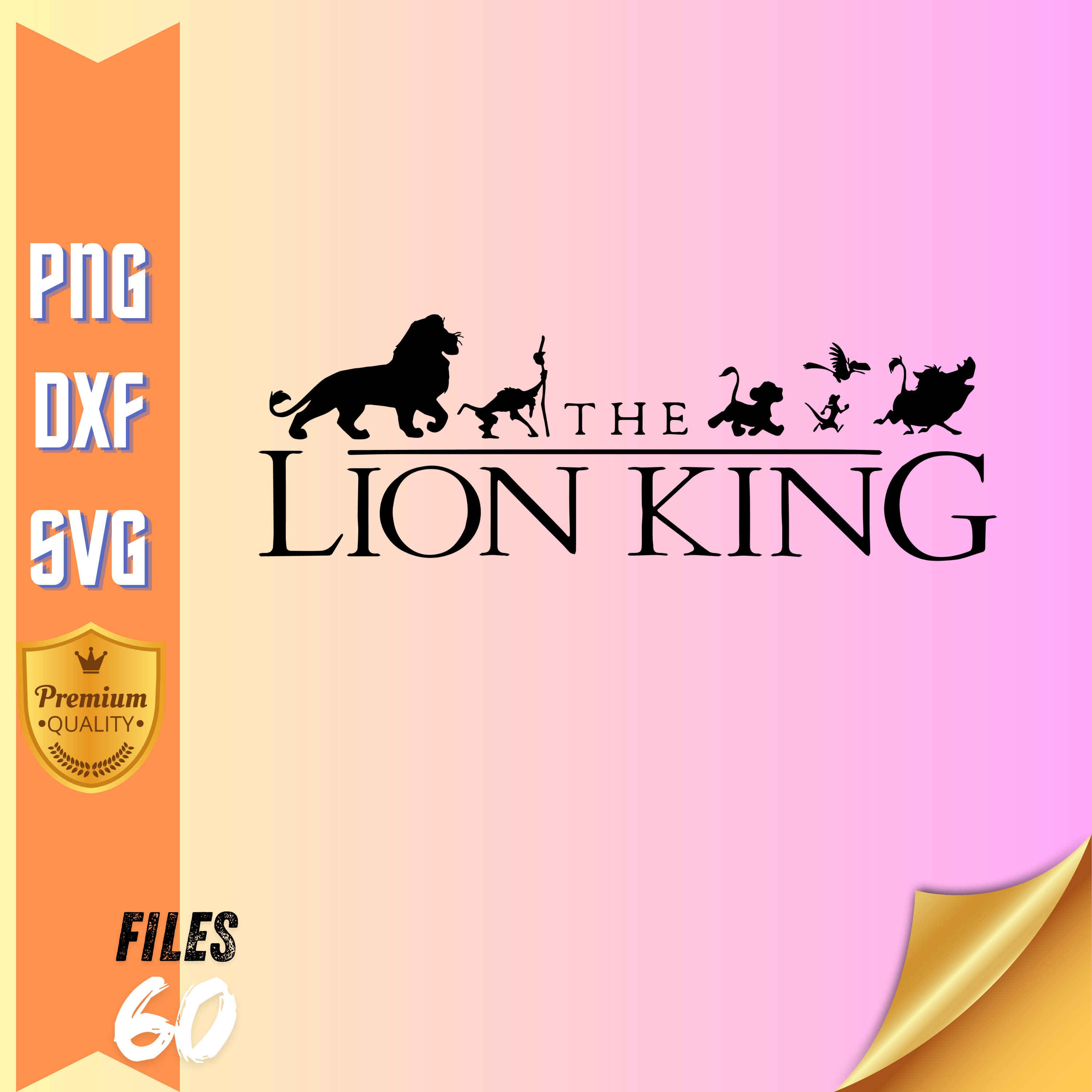 Lion King Silhouette Svg Bundle,lion King Png, Cricut Files,lion King ...