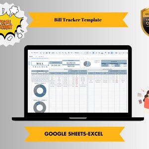 Monthly Bill Tracker Template: Google Sheets & Excel Spreadsheet