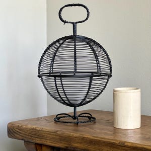 Reproduction French Antique Wire Lettuce Basket