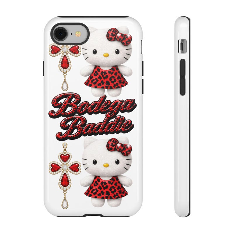 Bodega Baddie Hello Kitty-telefoonhoesje | Stevige hoes afbeelding 1