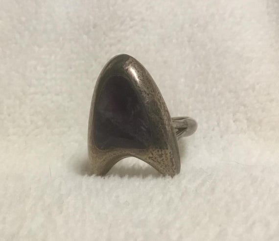 SIGNED SILVER RING - image 7