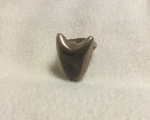 SIGNED SILVER RING - image 1