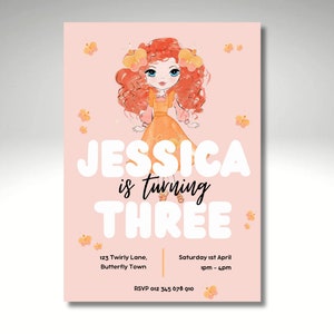 Emma Memma Inspired Birthday Invitation (Digital Download)