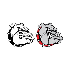 Bulldog Mascot SVG - Png - Eps - Dxf| Bulldog Svg| Bulldog Clip Art | Bulldog Head | Bulldog Mom Svg| Bulldog Png | Instant Download