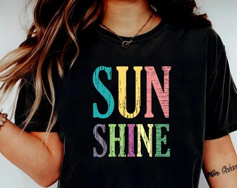 Sunshine Png Plaża Życie PNG Lato PNG Neon Modny Letni Projekt Koszuli Zniszczona Plaża PNG Jezioro Basen Rzeka Png Słońce Cyfrowe Pobieranie