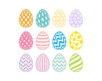 Easter Egg Bundle SVG Files | Easter 2021 Cut Files | Easter Egg ...