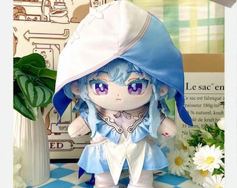 Wuthering Waves The Shorekeeper 8" (20cm) Dress-Up Plush Doll, Cotton Doll with Outfits, Anime Collectible