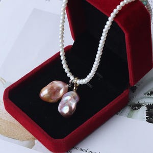 Kleur Barokke Fishtail Pearl Bus Natuurlijke Zoetwaterparel Hanger DIY Verwijderbare S925 Hele Lichaam Sterling Zilver