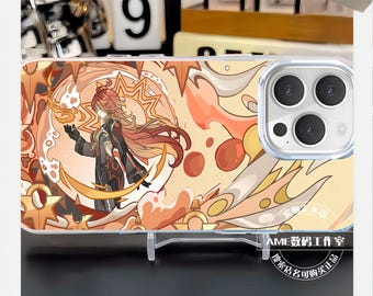 Genshin Fan Phone Case Mavuika Hu Tao Scaramouche Zhonli Klee Schützende Anime-Hülle