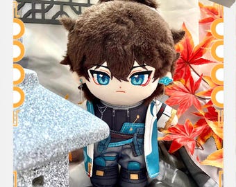 HSR Dan Heng 20cm Dress-Up Doll, Printed Plush, Anime Collectible Gift