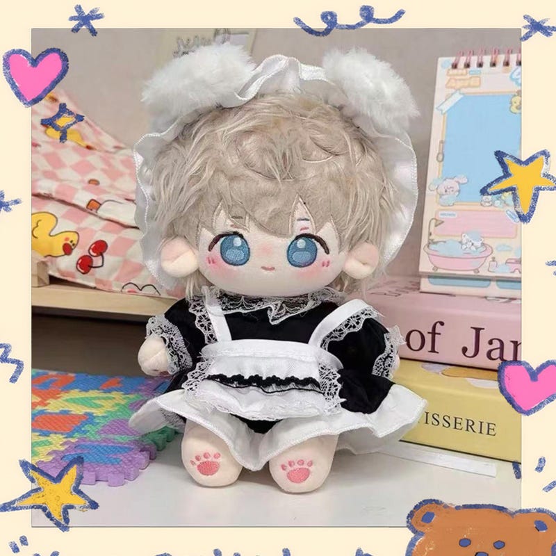 anime-maid-plush-etsy