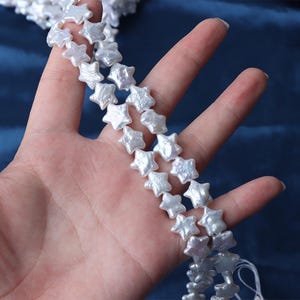 11-12 mm pentagram natuurlijke zoetwaterparel barok DIY handgemaakt materiaal: een reeks van ongeveer 36-39 stuks